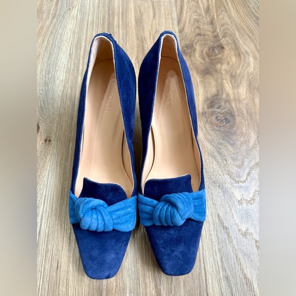 Girotti ELEGANT HEELS 17920 Blue Suede Size 40/9.5 NIB - Picture 4 of 8